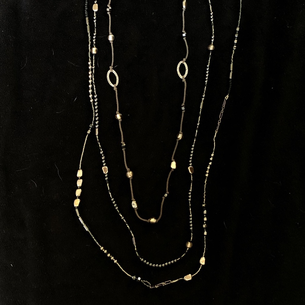 Silpada 'Dewdrops' Triple Necklace